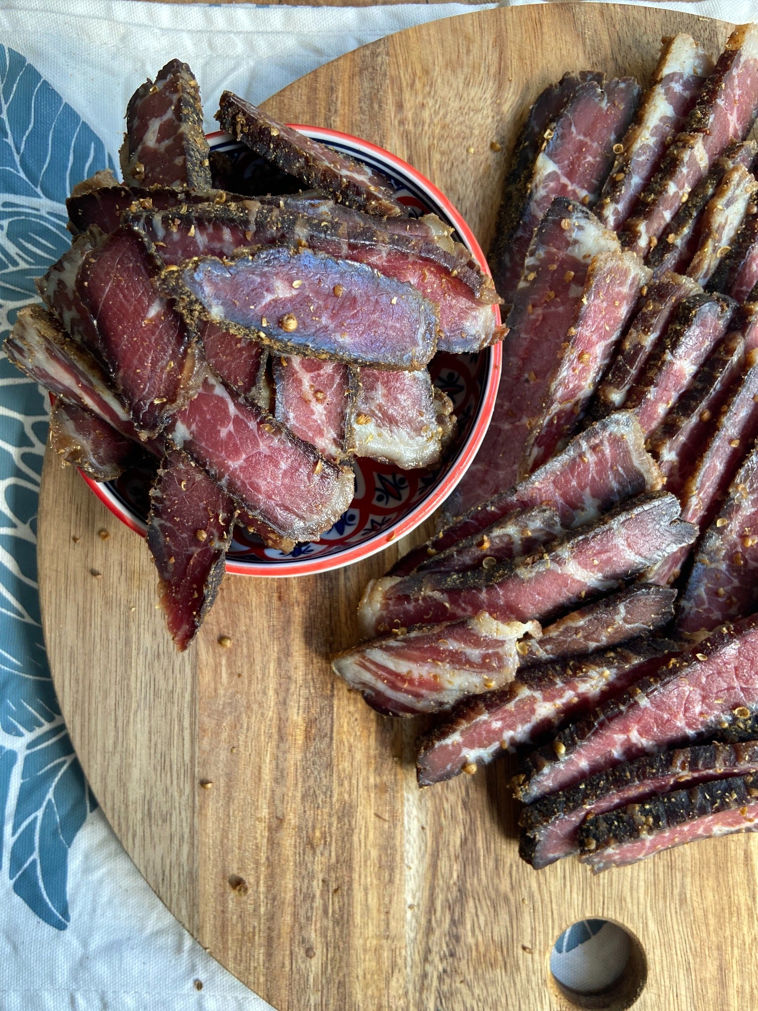 CURED British biltong